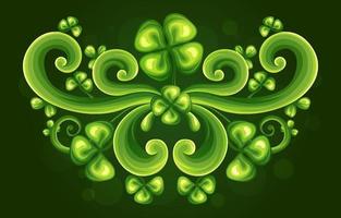 Beautiful Ornament of Shamrock Clover