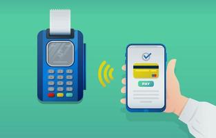 Contactless Technology Illustration vector