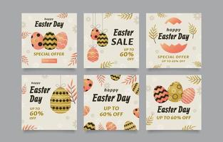 Easter Egg Social Media Post vector