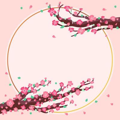 Cherry blossom tree concept