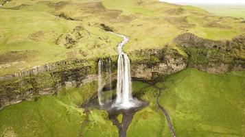 Waterfall on Iceland photo