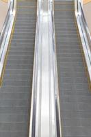 Escalator in a shopping mall photo