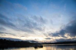 The sky at sunset photo