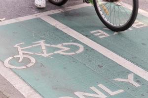 Bike path sign photo