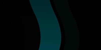 Dark Green vector background with lines.