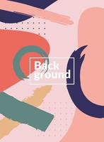 contemporary abstract style background vector