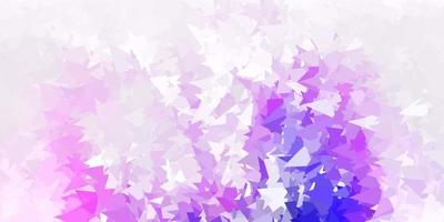 Light purple, pink vector geometric polygonal layout.