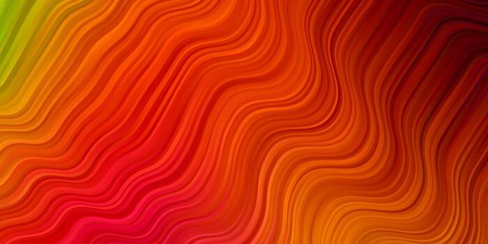 Dark Multicolor vector pattern with curves.