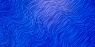 Light BLUE vector backdrop with bent lines.