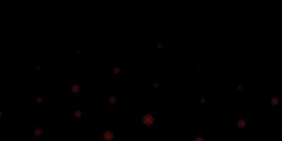 Dark Brown vector background with random forms.