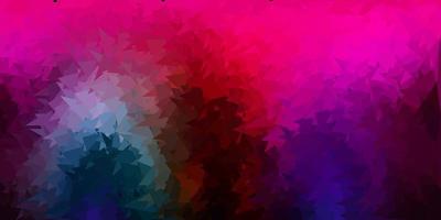 Dark multicolor vector gradient polygon design.