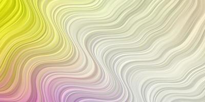 Light Multicolor vector template with curves.