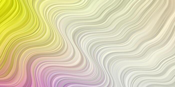 Light Multicolor vector template with curves.