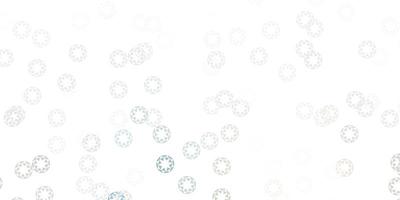 Light gray vector background with bubbles.