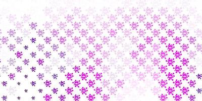 Light Pink vector backdrop with virus symbols.