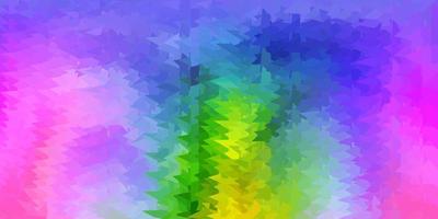 Light multicolor vector gradient polygon layout.