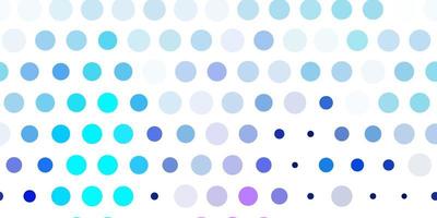 Light pink, blue vector texture with disks.