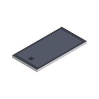 Isometric Smartphone Illustrated On White Background vector