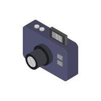 Isometric Camera Illustrated On White Background vector