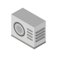 Isometric Conditioner Illustrated On White Background vector