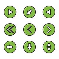 Arrows Icon Set vector