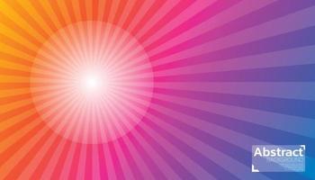 Color abstract background sun rise can be used in poster, banner, flyer ans website. vector