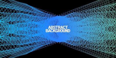 Modern abstract background with wavy lines colorful vector