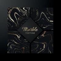 Set of marble design templates. vector