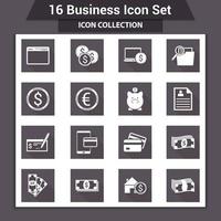 Business icon set vector