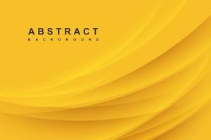 Abstract modern background yellow with shadow decoration vector