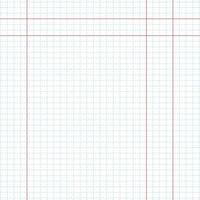 White mathematics paper with blue grid line pattern for background. vector