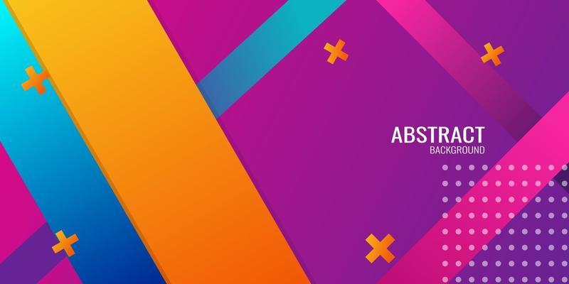 Colorful abstract geometric background