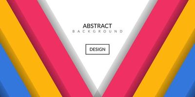 Modern abstract geometric rectangle colorful background vector