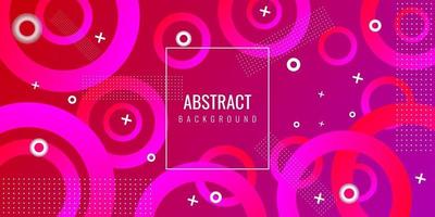 Modern geometric abstract background with circle vector