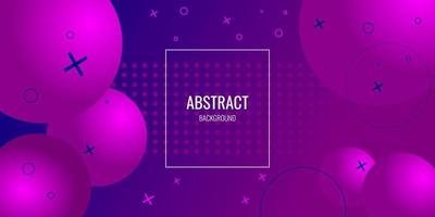 Modern geometric abstract background with circle vector