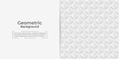 white geometric texture abstract background vector