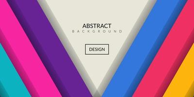 Modern abstract geometric rectangle colorful background vector