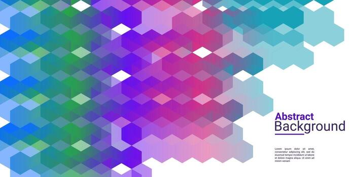 Abstract decorative background with colorful gradient vector