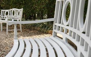 Close-up of a bench photo