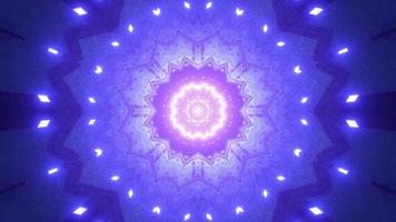 Colorful lights and shapes kaleidoscope 3d illustration for background or wallpaper photo