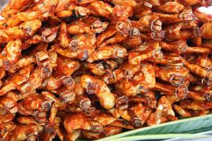 Group of chicken wings photo