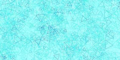 Light Blue, Green vector pattern with polygonal shapes.