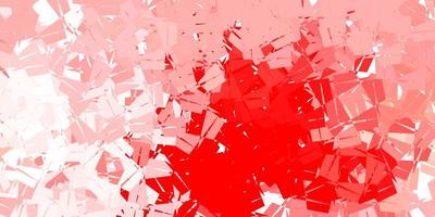 Light red vector gradient polygon layout.