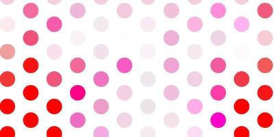 Light red vector backdrop with dots.