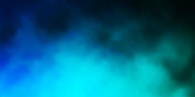 Light Blue, Green vector layout with cloudscape.
