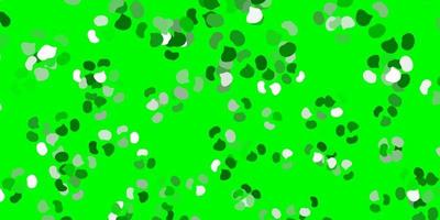 Light green vector background with random forms.