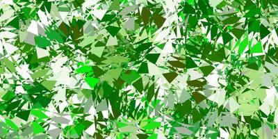 Light green vector background with polygonal forms.