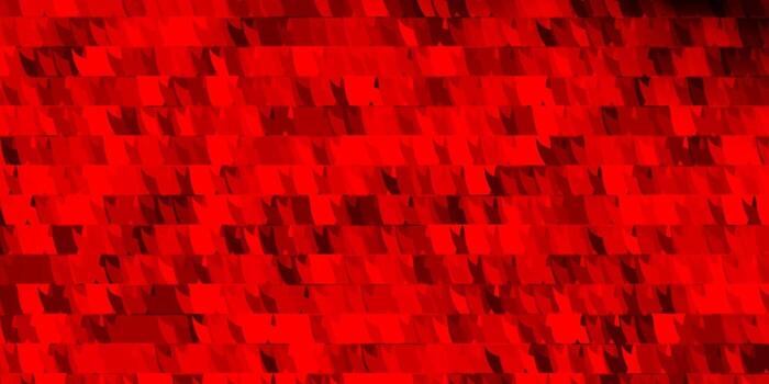 Dark Red vector texture with lines, triangles.