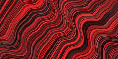 Dark Red vector template with wry lines.
