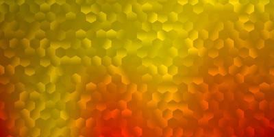 Light orange vector backdrop with a batch of hexagons.